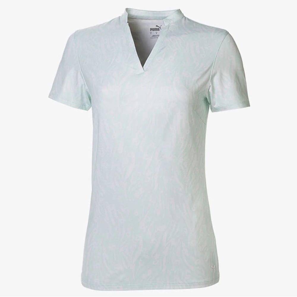 NEW Women's CLOUDSPUN Jungle Abstract Print Golf Polo UPF 40